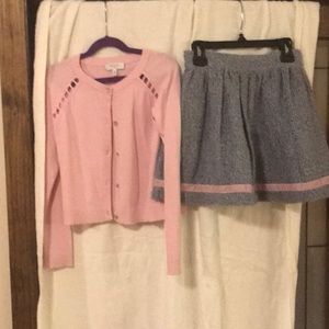 Mille sweater with Hartstrings skirt girls size 8